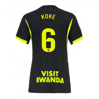 Atletico Madrid Koke #6 Maglia Gara Trasferta Repliche 2026-27 Donna Maniche Corte